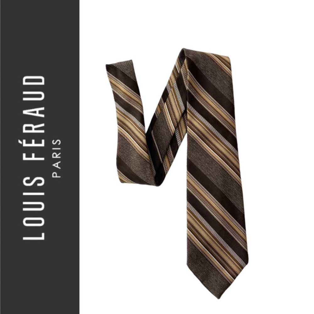 Vintage Louis Feraud Paris Striped Tie